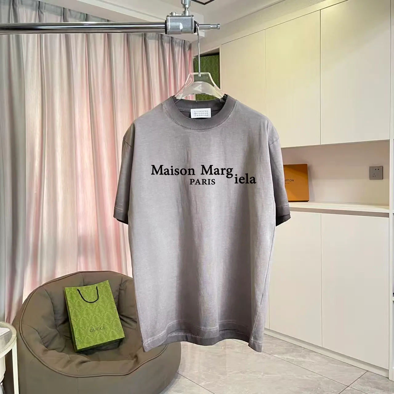 MM 6 2026 New Arrival logo 320g t Same Style Size：S M L XL XXL ：Black White Purple